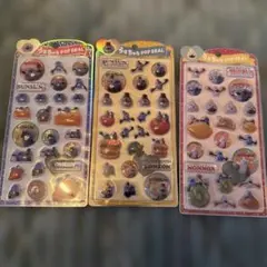 パペットスンスン うるちゅるポップシール　３種　正規品　スンスノンノン