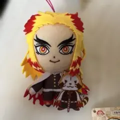 鬼滅の刃 ラスカル ぬいぐるみ 煉獄杏寿郎