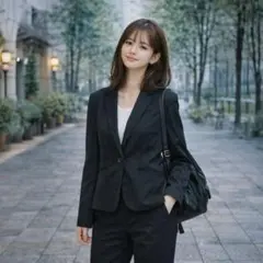 【H&M】テーラードジャケット S ブラック フォーマル 通勤 卒業式