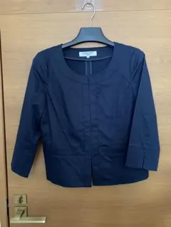 NATURAL BEAUTY BASIC （ネイビー） ノーカラージャケット