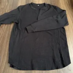 UNIQLO ブラック 長袖カットソー L