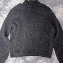 Polo Ralph Lauren グレー ジップアップセーター