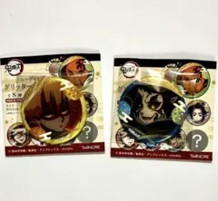 鬼滅の刃　トレーディンググリッター缶バッジ　獪岳　善逸