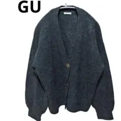 GU　ジーユー　アウター　シンプル無地カーディガン