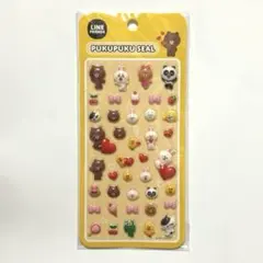 LINE プクプクシール　FRIENDS PUKUPUKU SEAL