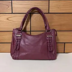 Dakota レザー ショルダーバッグ ワインレッドのサムネイル