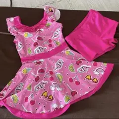 新品　2点セット！女の子　水着　150 155 セパレート　ピンク　ハート柄