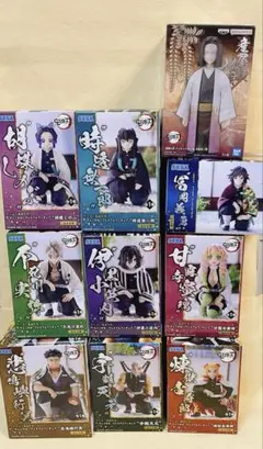 鬼滅の刃 ちょこのせフィギュア -柱合会議-&産屋敷耀哉　10体セット