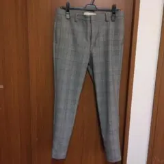 BEAUTY&YOUTH 　グレンチェックパンツ L グレー