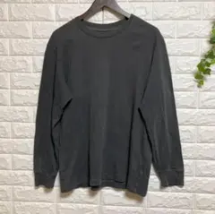 ユニクロXLソフトタッチクルーネックT カットソー シャツ 綿100長袖ロンT