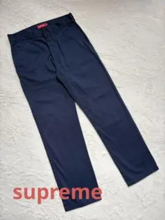 supreme ワークパンツ　30 ネイビー Supreme ワークパンツ ネイビー 30 - メルカリ