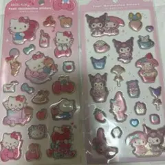 【新品未開封】パールマシュマロシール　マイメロ　キティ　クロミ