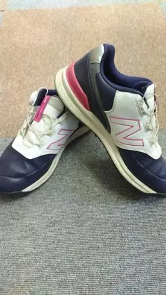 New Balance ゴルフシューズ 女性用 ネイビー/ホワイト/ピンク