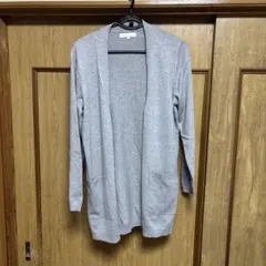 grove グレー Vネック カーディガン Lサイズ