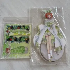 五等分の花嫁きゃらっとくじAqua fantasia四葉アクスタ1番くじ缶バッジ