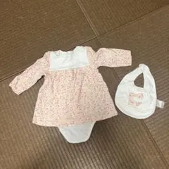 ロンパース【80cm】、スタイセット