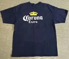 企業系　Corona Extra ネイビー Tシャツ　X L