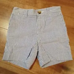 ラルフローレン 85 ハーフパンツ ブルー 白 ストライプ おでかけ 男の子