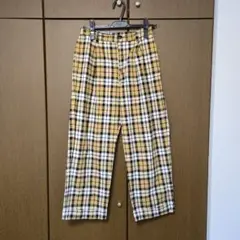 お値下げ　JEAN NASSAUS　チェックパンツ