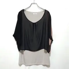 【匿名配送】Simplicite シンプリシテェ カットソー フリーサイズ