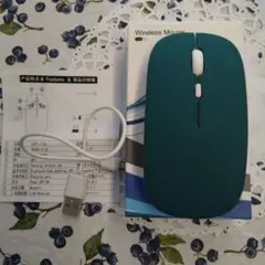 Bluetooth ワイヤレスマウス 緑色
