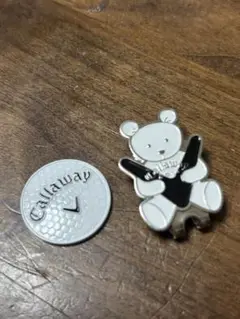 callaway キャロウェイ ゴルフマーカー くまデザイン ブラック