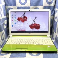 快適SSD☆高性能i5☆希少なグリーンノートPC♡カメラ&ブルーレイ♪Win11