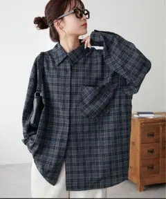 チェックビックシャツ