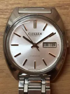 逆輸入 希少 シチズン 70'ｓ自動巻き メンズ 腕時計 Cal.8200 白 逆輸入 希少 シチズン 70's自動巻き メンズ 腕時計 Cal.8200 白
