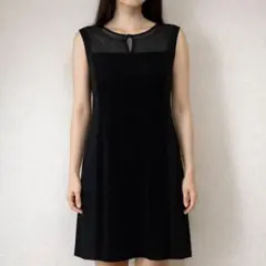 DAISY VELOUR ベロアワンピース 黒 38