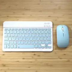 新品未使用　Bluetooth キーボード＋マウス　ブルー　ワイヤレス
