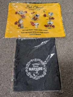 スヌーピー　ポーチ2個セット