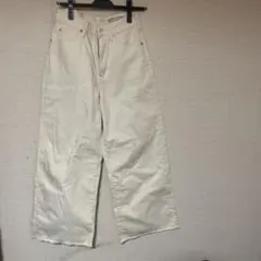 AMERICAN HOLIC アイボリー ワイドパンツ