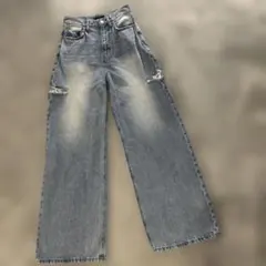 EMODA エモダ サイドカットワイドルーズジーンズ M