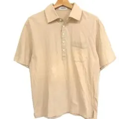 ✈ MAURIZIO BALDASSARI　半袖 ポロシャツ　48　L　ベージュ