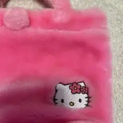 ハローキティ ファーバッグ ピンク