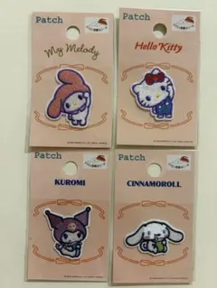 サンリオ刺繍ワッペン4点セット