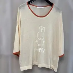 miffy ミッフィー 半袖 ニット カットソーのサムネイル