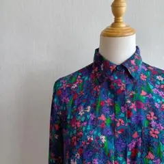 BCBGMAXAZRIA 花柄ブラウス チュニックのサムネイル