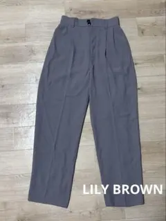 LILY BROWN カジュアルスラックスパンツ