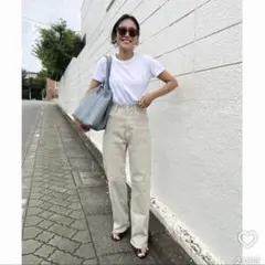 YANUK/ヤヌーク　COLLEEN WIDE TAPERED エクリュ　23のサムネイル