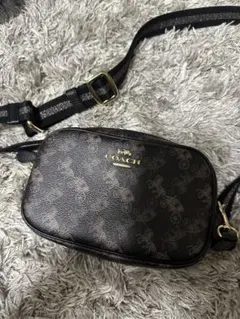 COACH ブラック ショルダーバッグ ボディバッグ
