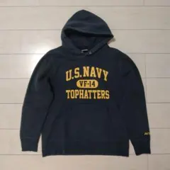 AVIREX U.S. NAVY VF-14 TOPHATTERS パーカー