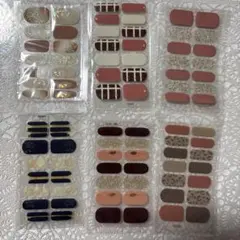 ネイルシールセット 6種類 デザイン多様