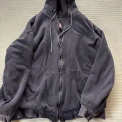 Dickies ディッキーズ 刺繍ロゴ 裏サーマル ジップアップパーカー XL
