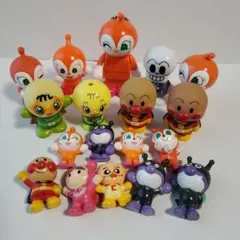 アンパンマン　ミニフィギュア　人形セット