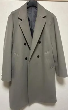 【UNITED ARROWS】 ヘリンボーンメルトン チェスターコー