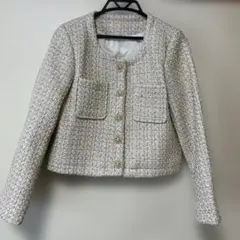 【美品】ノーカラージャケット