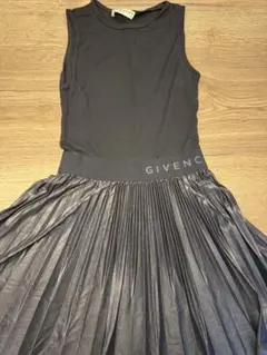 GIVENCHY ジバンシィ ワンピース プリーツスカート ロゴウエスト 34のサムネイル