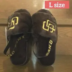 SD サンディエゴ パドレス ロゴ ファーサンダル